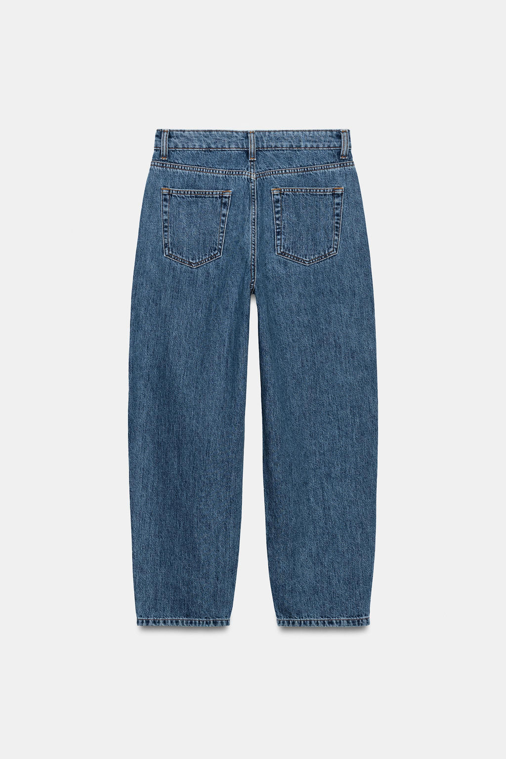 JEANS ZW COLLECTION TAPERED TIRO MEDIO / Azul - Zara фото 2