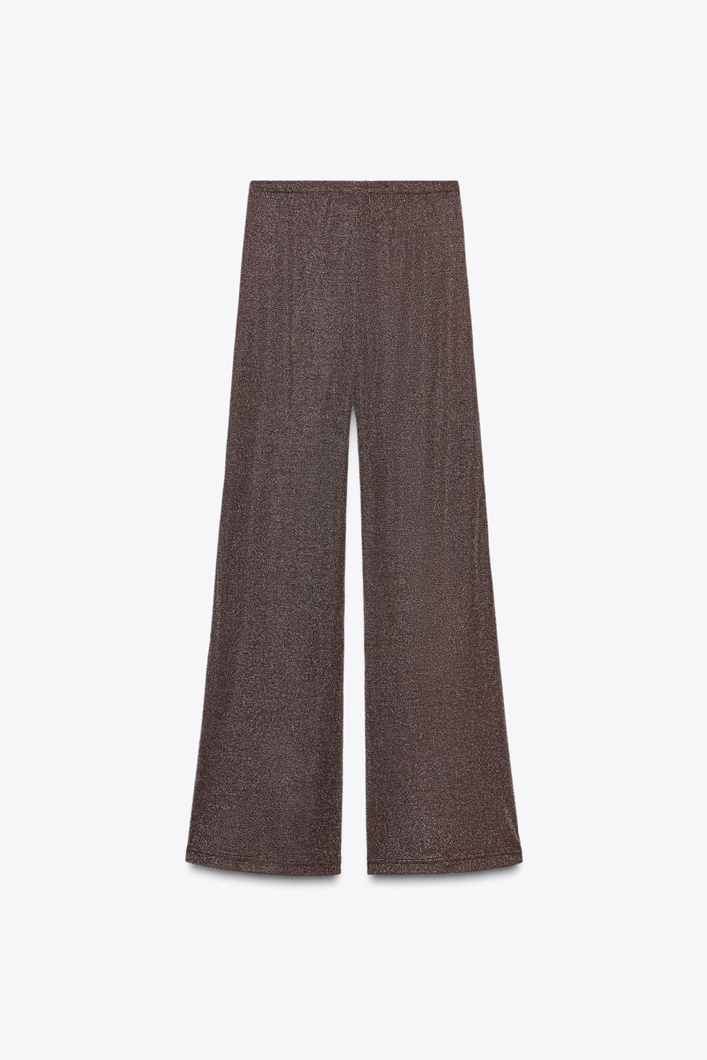 METALLIC THREAD PALAZZO TROUSERS - Zara фото 15