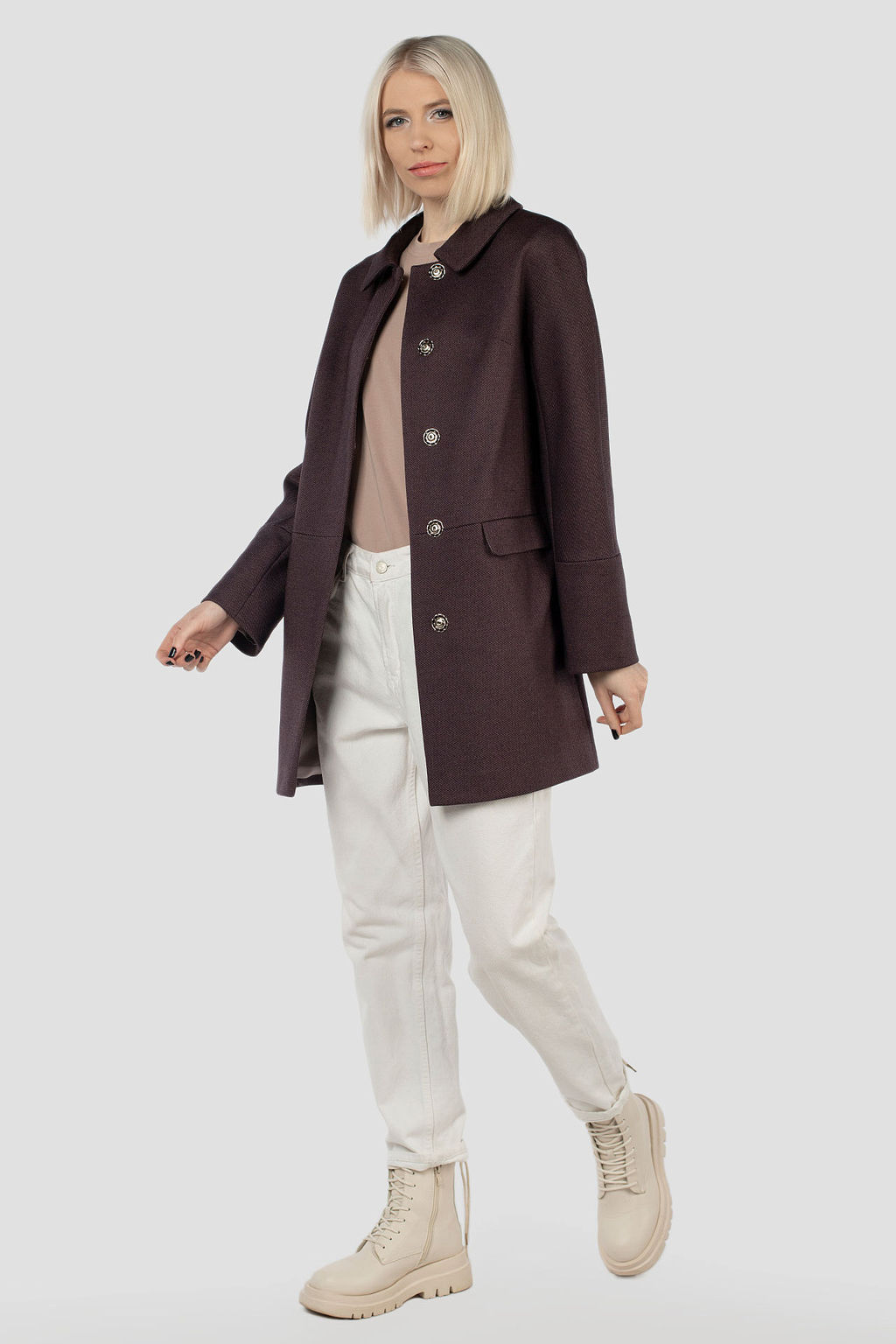 Пальто женское демисезонное - El podio фото 3