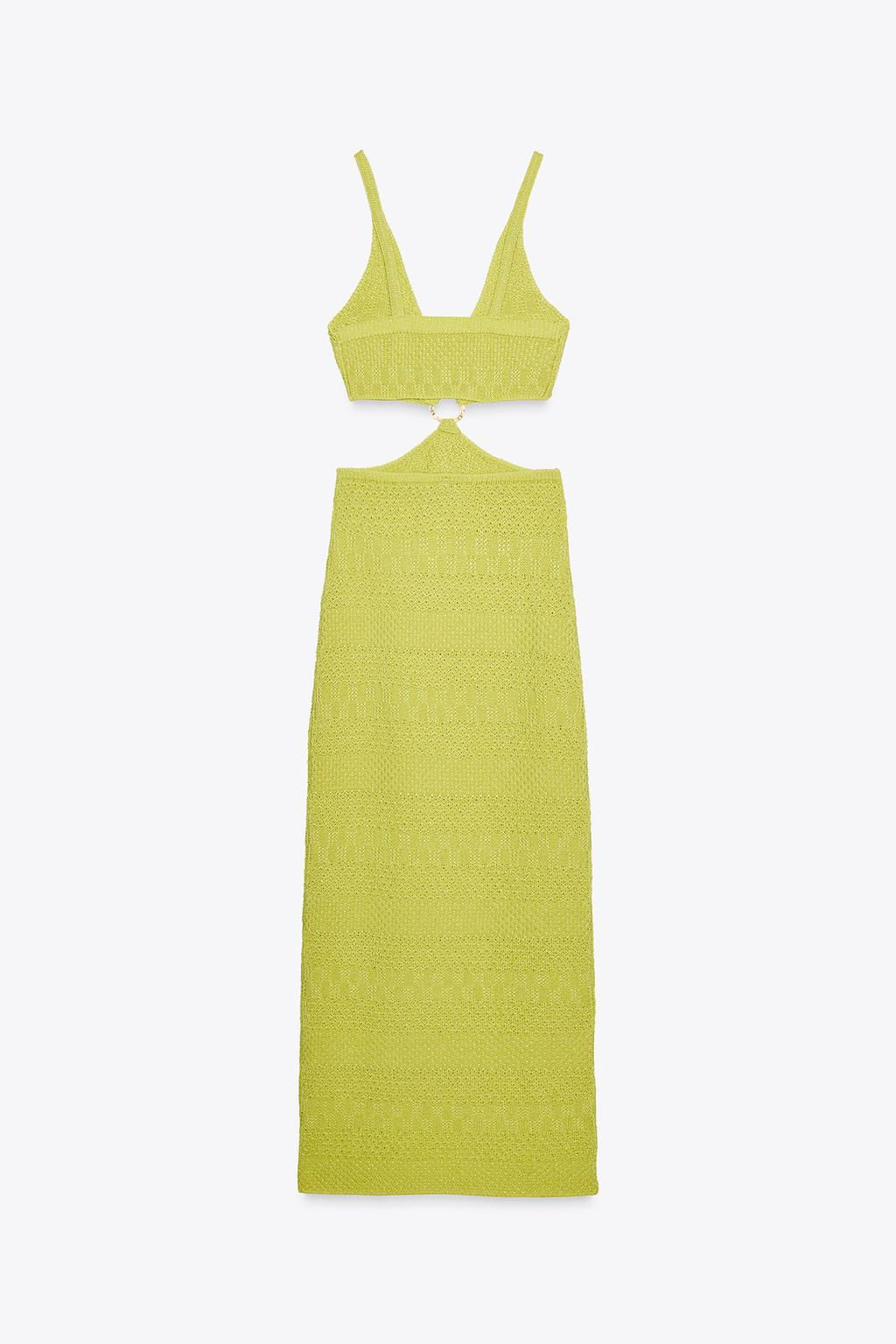 CUT-OUT KNIT DRESS - Zara фото 8