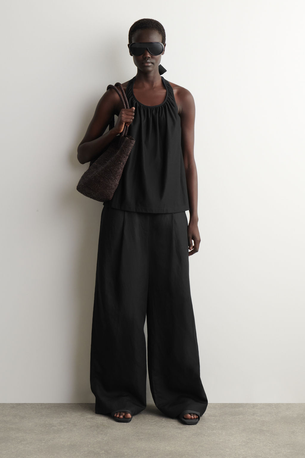 OPEN-BACK HALTERNECK TOP - H&m фото 5