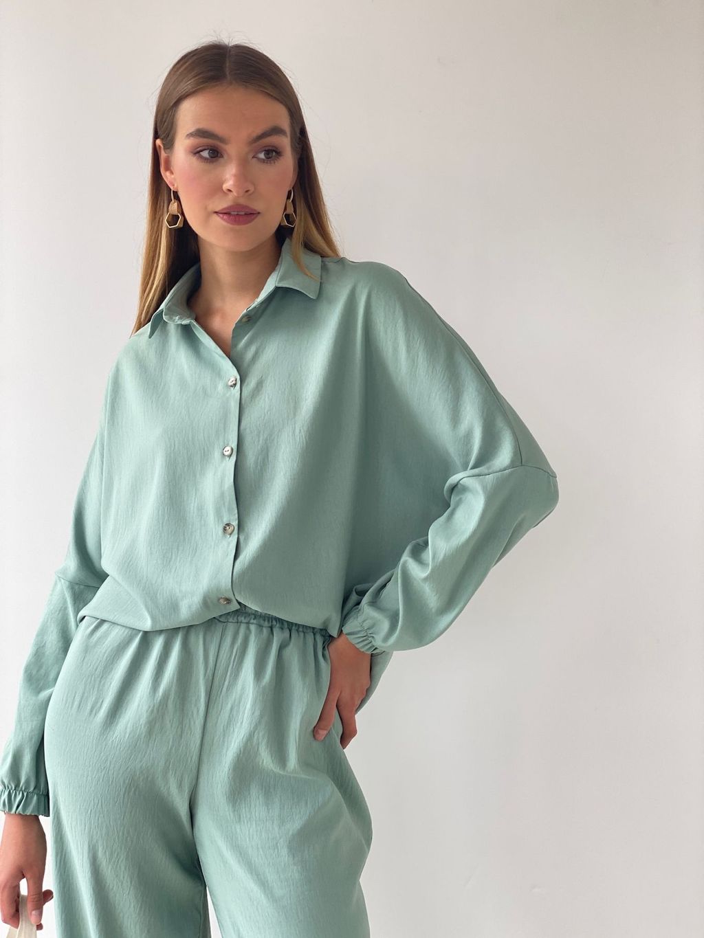 10005 Брюки летние фисташковые - Martichelli фото 10