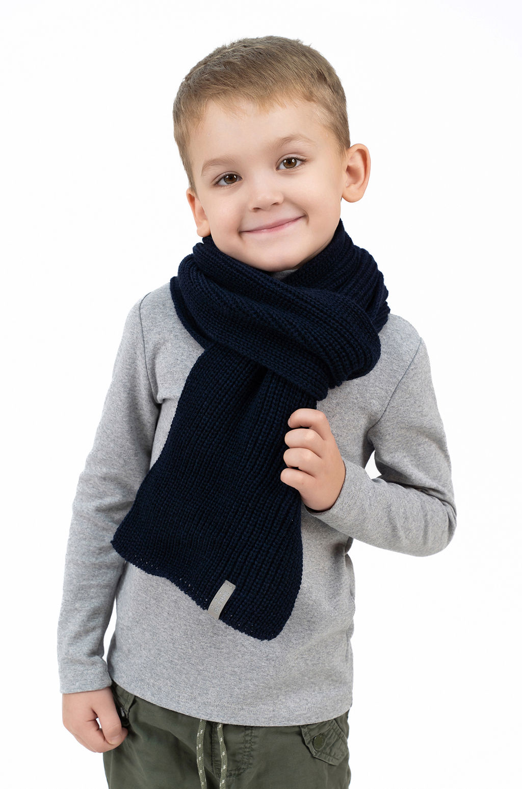 Шарф вязаный