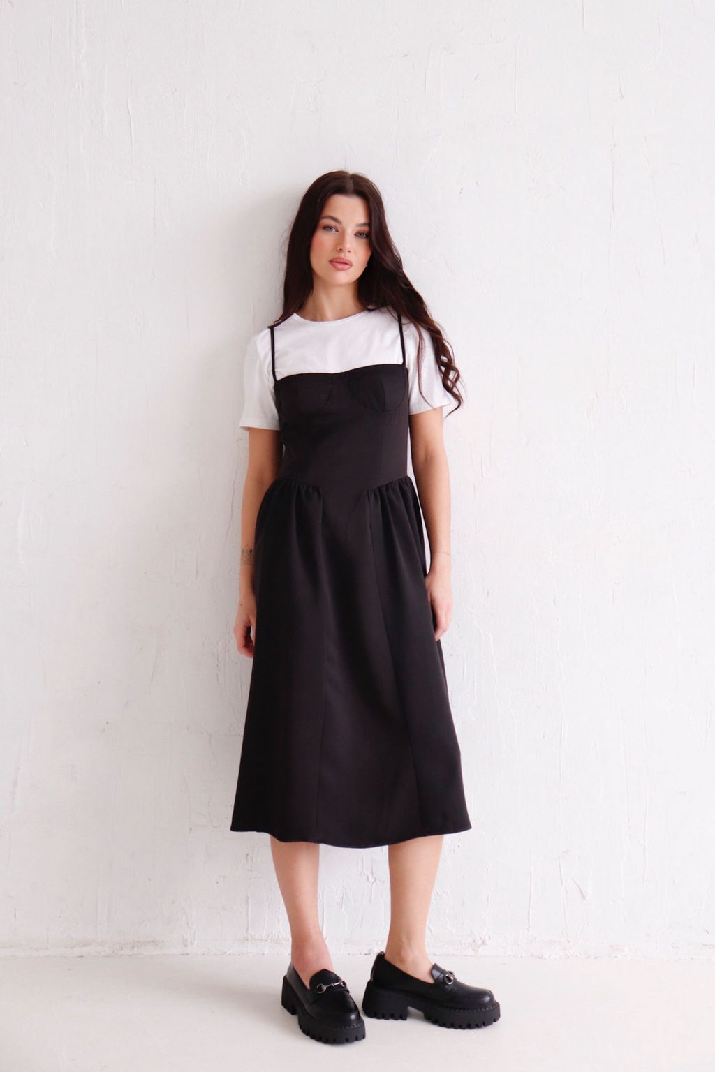 12317 Сарафан-бюстье чёрный - Martichelli фото 3