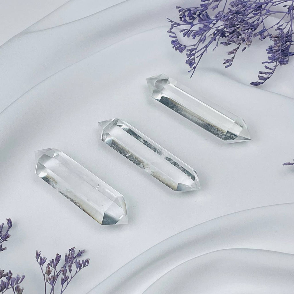 Кристалл двухконечный из Горного Хрусталя - Радуга самоцветов фото 2