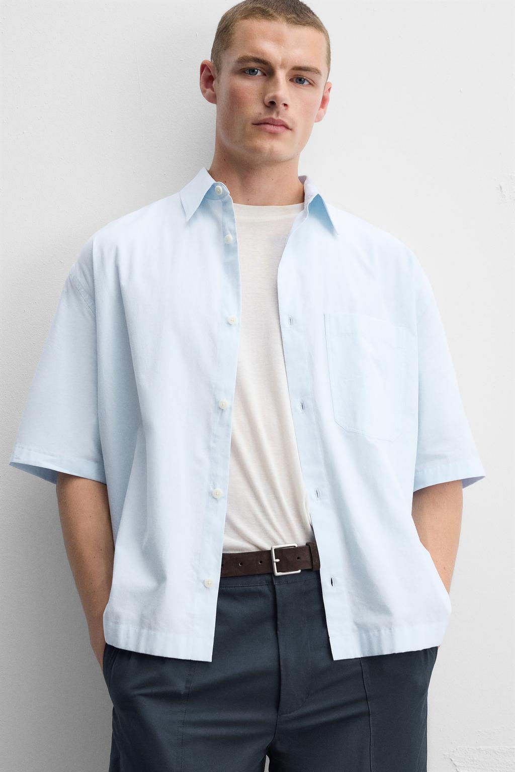 SOFT POPLIN SHIRT - Zara фото 5