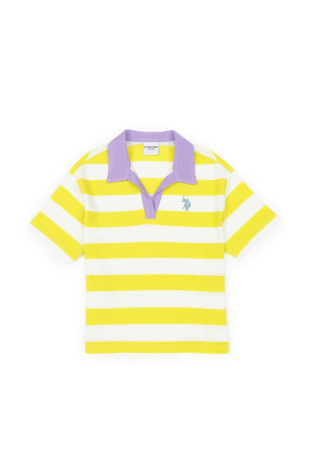 Футболка U.s. Polo Assn для девочки фисташковая  фото 2