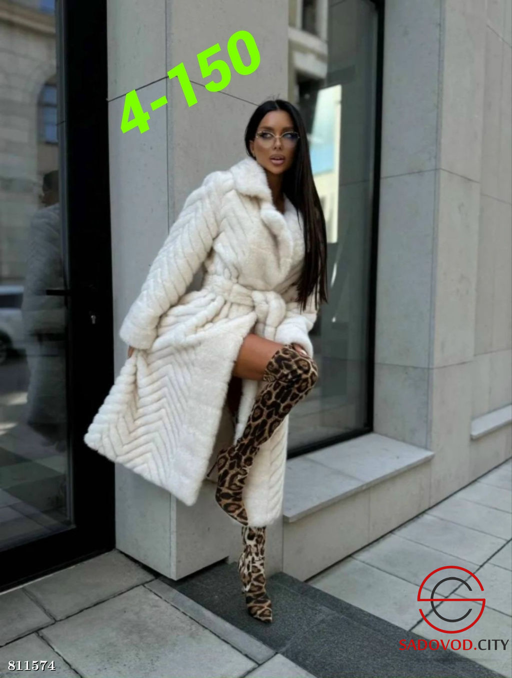 Эко шубки с английским воротником - Bruno фото 3