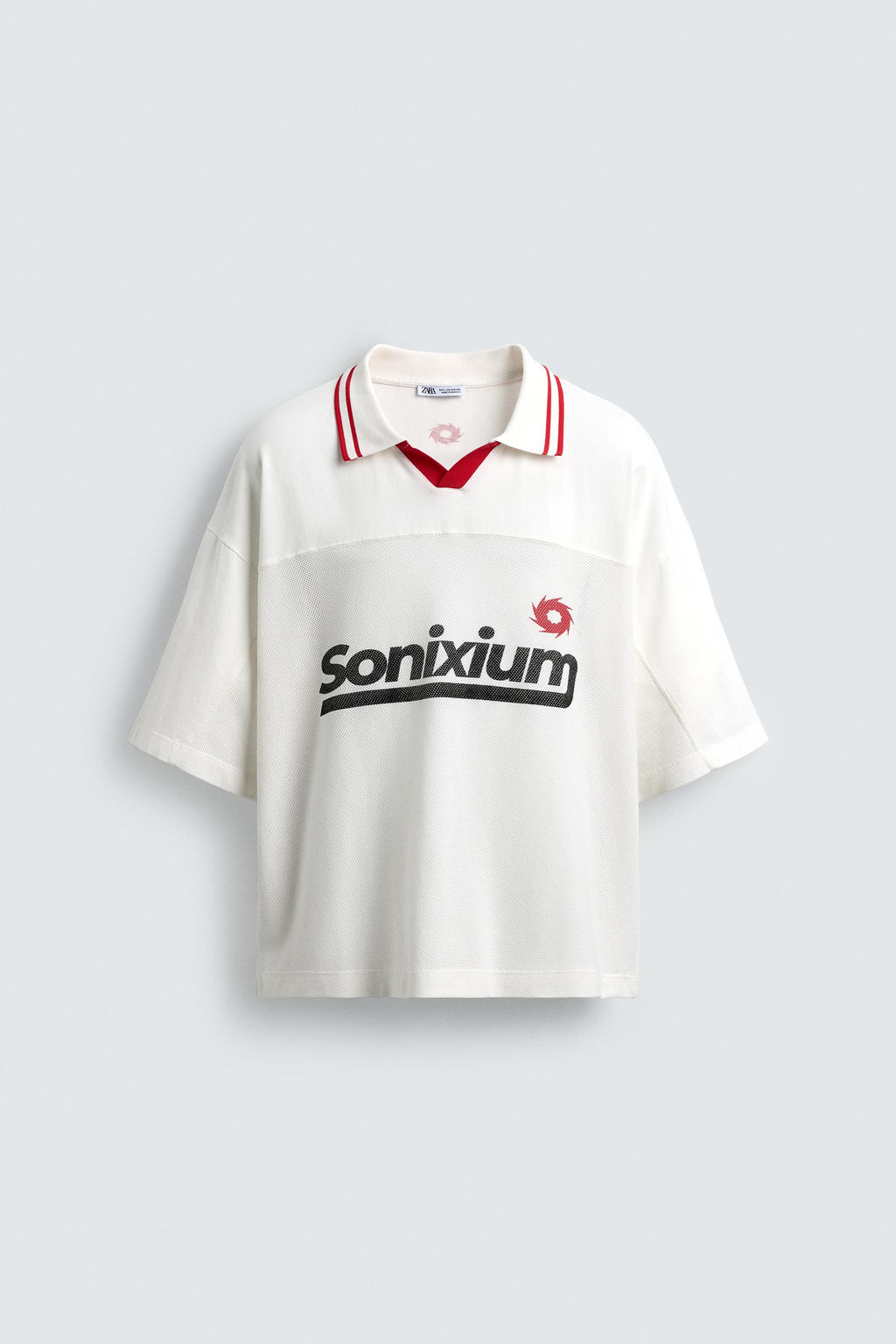 RETRO FOOTBALL PRINT POLO SHIRT - Zara фото 7