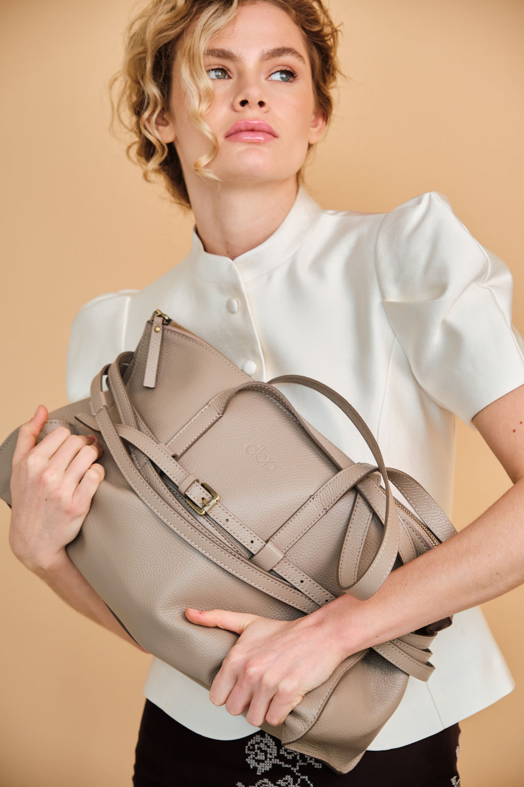 Сумка Rumi DBR 31152 бежевый латте  фото 3