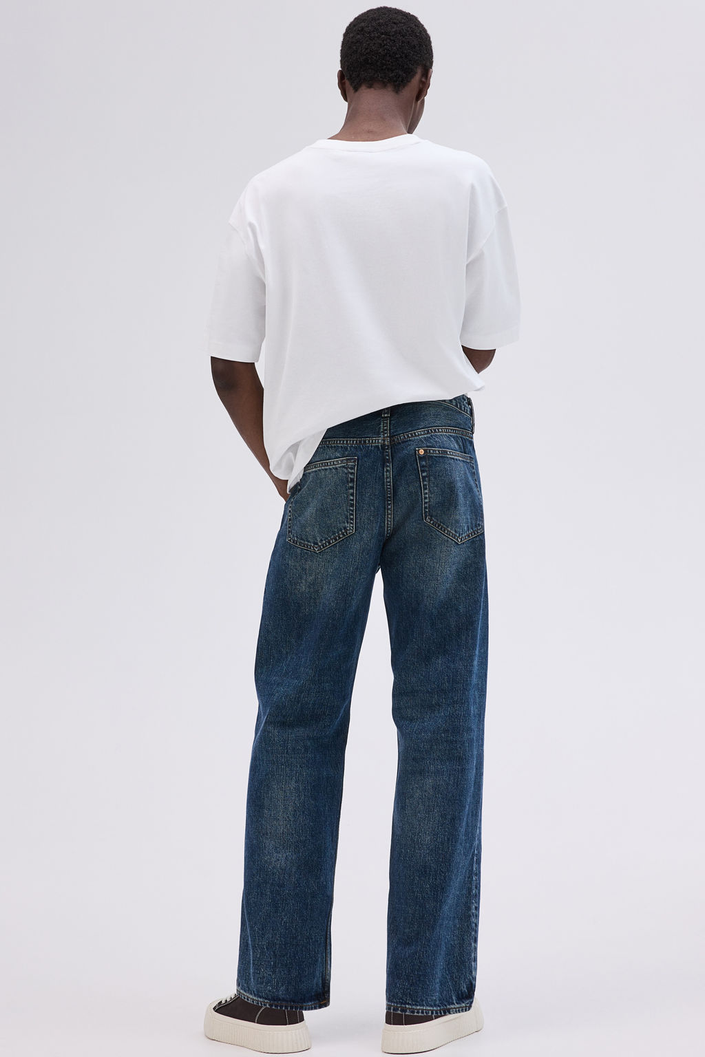 Loose Straight Jeans - H&m фото 10