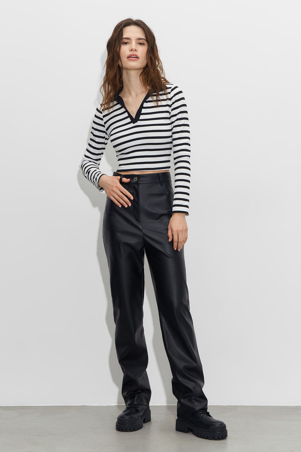 Лонгслив с отложным воротником - Mollis фото 2