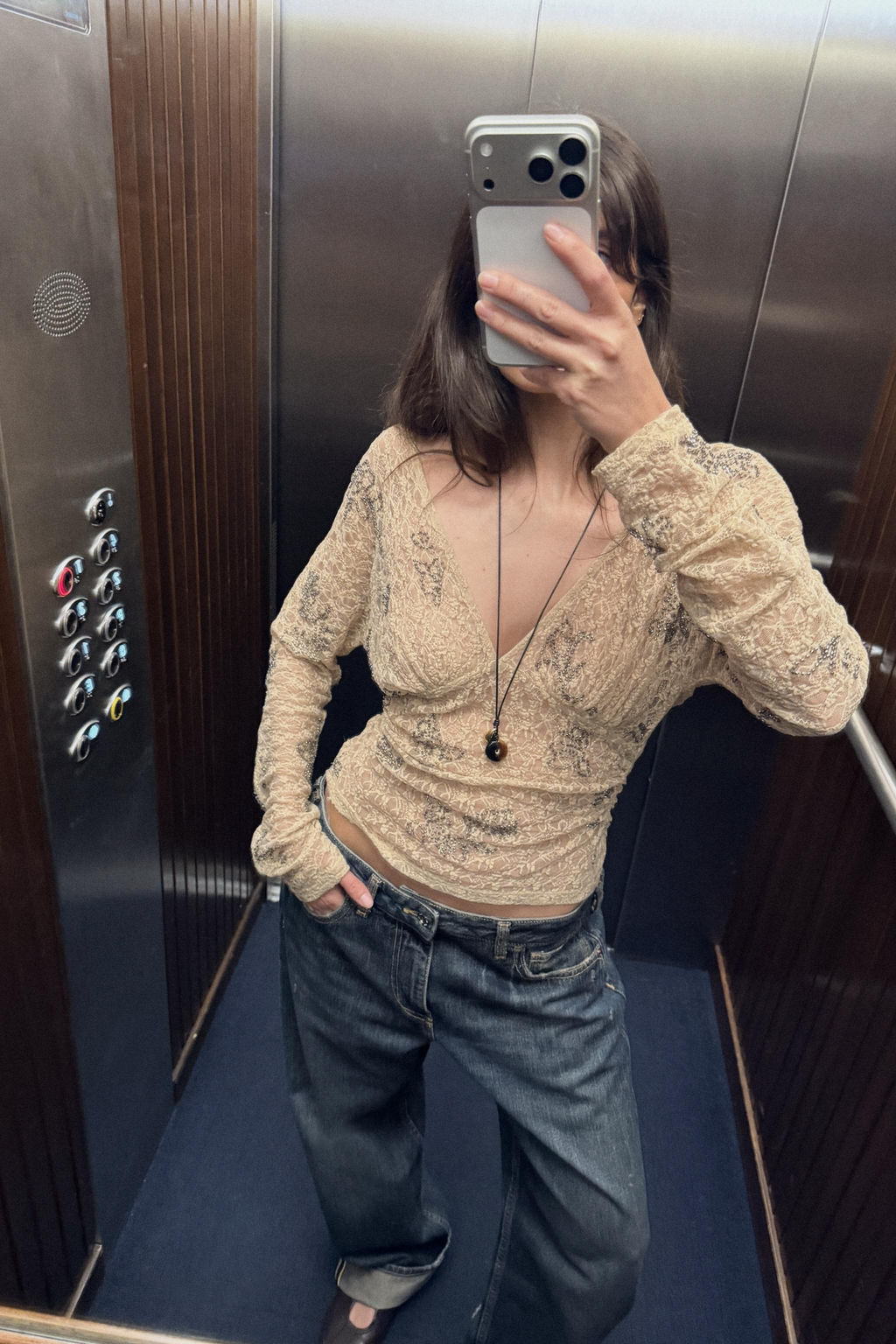 TOP WITH BEADED EMBROIDERY - Zara фото 9