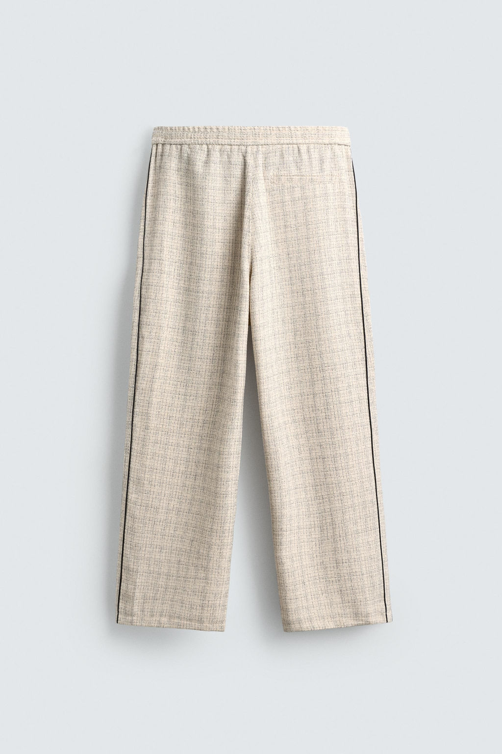 PANTAL?N JOGGER ESTRUCTURA BANDA CONTRASTE / Crudo - Zara фото 8