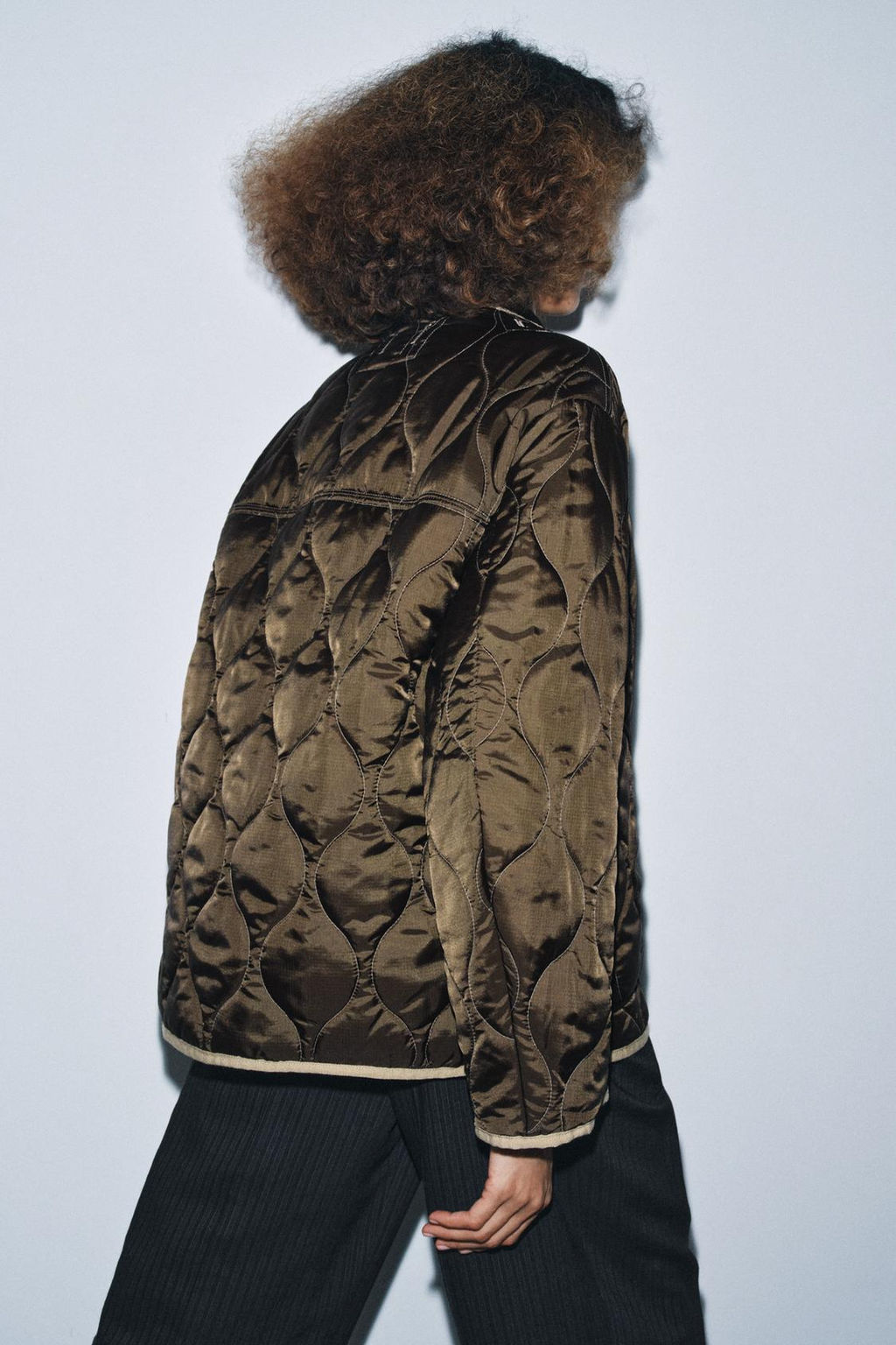 ZW COLLECTION REVERSIBLE QUILTED JACKET - Zara фото 15