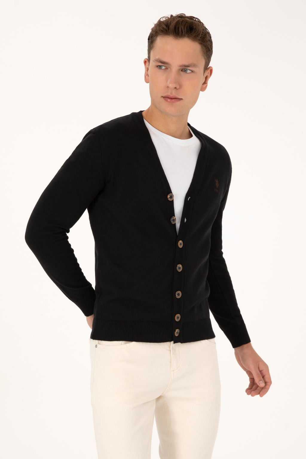 Erkek Siyah Basic Triko H_rka - U.s. polo assn фото 8