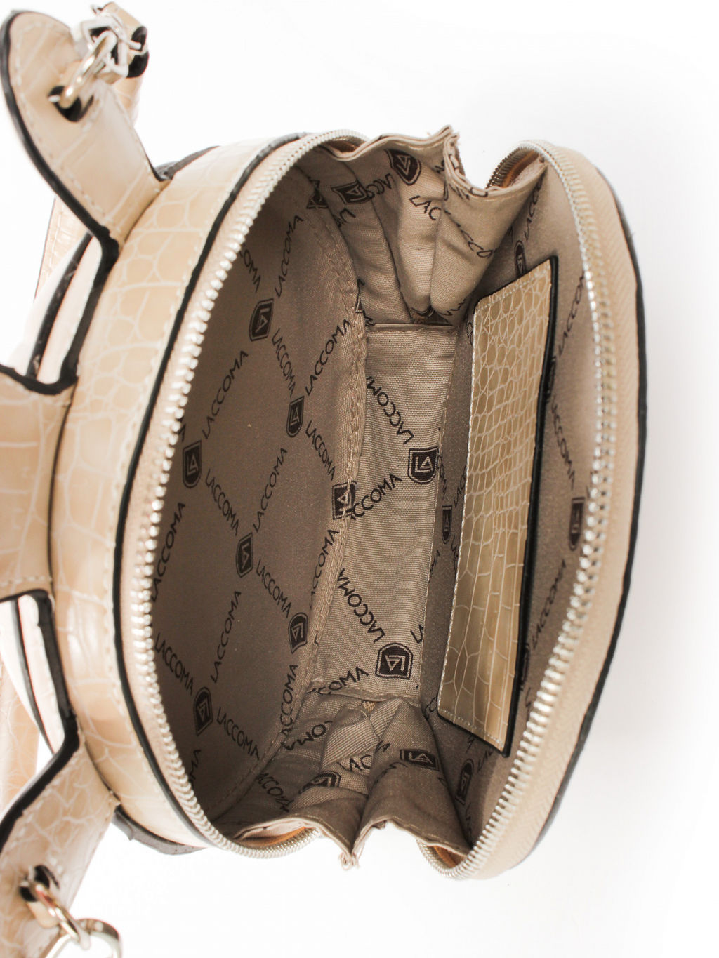 LACCOMA сумка ИГР2517-черепаха-белый эко кожа  фото 4