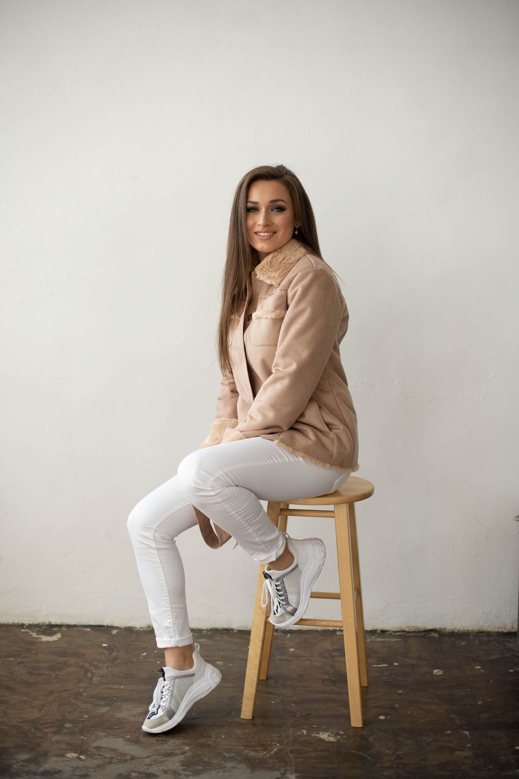 Дублёнка женская демисезонная 22565 (голубой) - Kankan фото 8