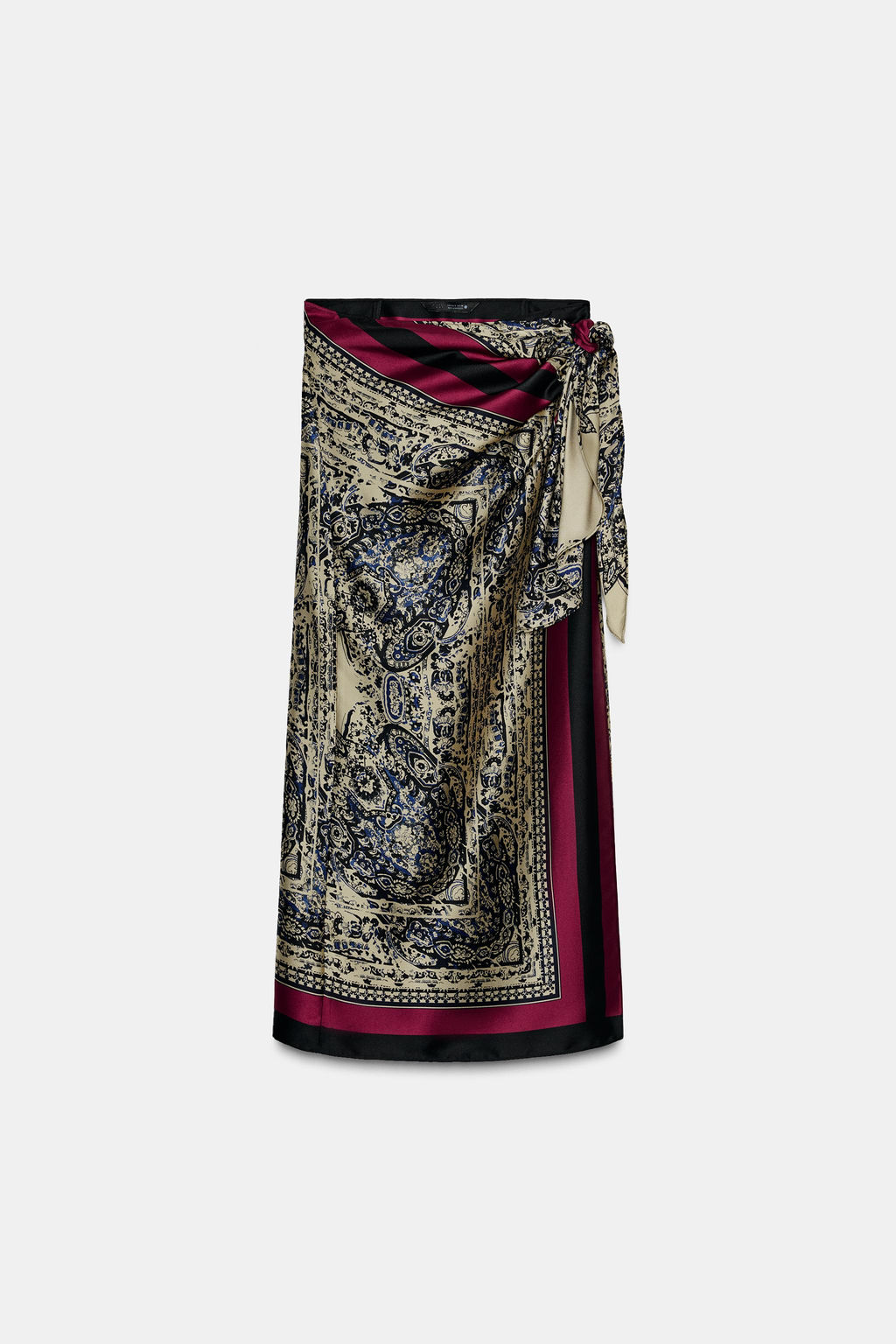 ZW COLLECTION PAISLEY SARONG SKIRT - Zara фото 5