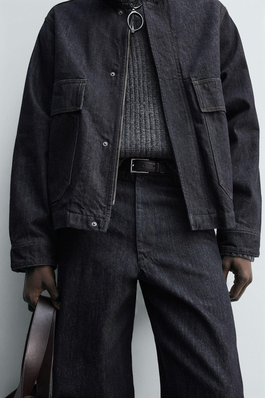 DENIM JACKET WITH POCKETS - Zara фото 5