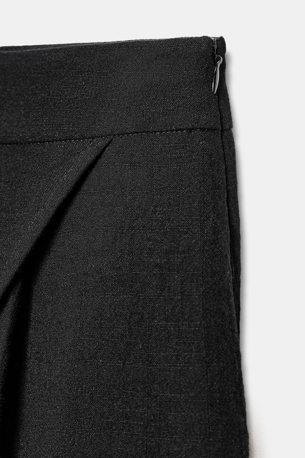 PANTAL?N PAREO ANCHO / Negro - Zara фото 3