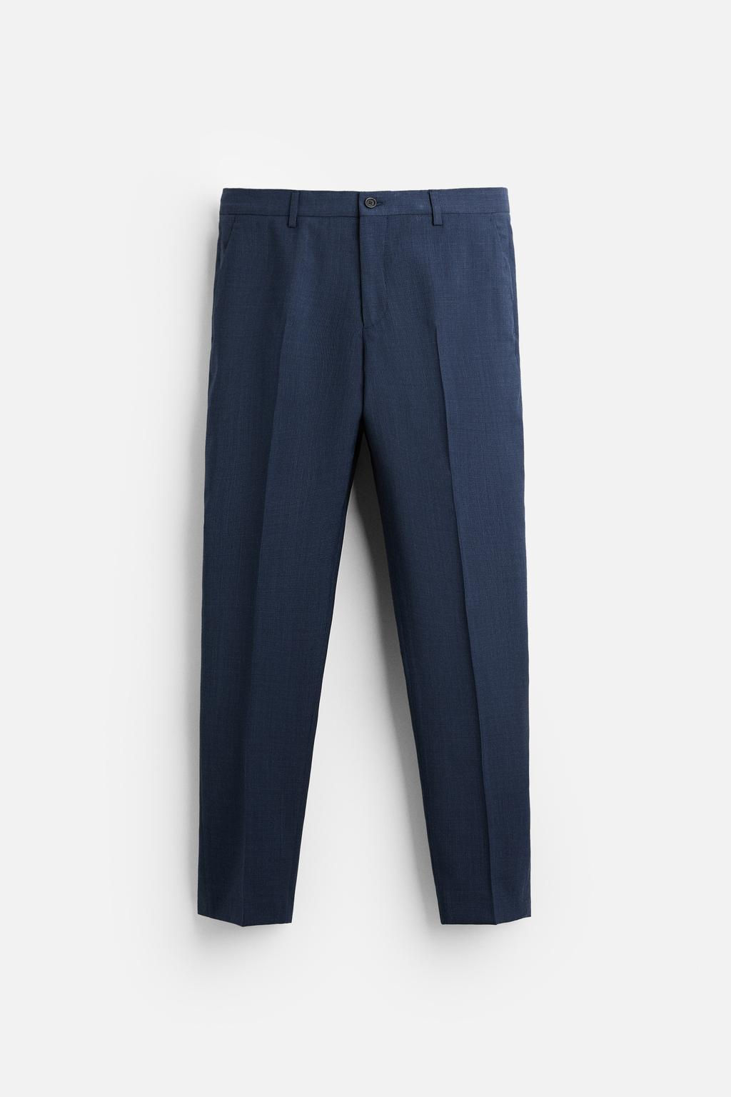 HOUNDSTOOTH SUIT TROUSERS - Zara фото 5