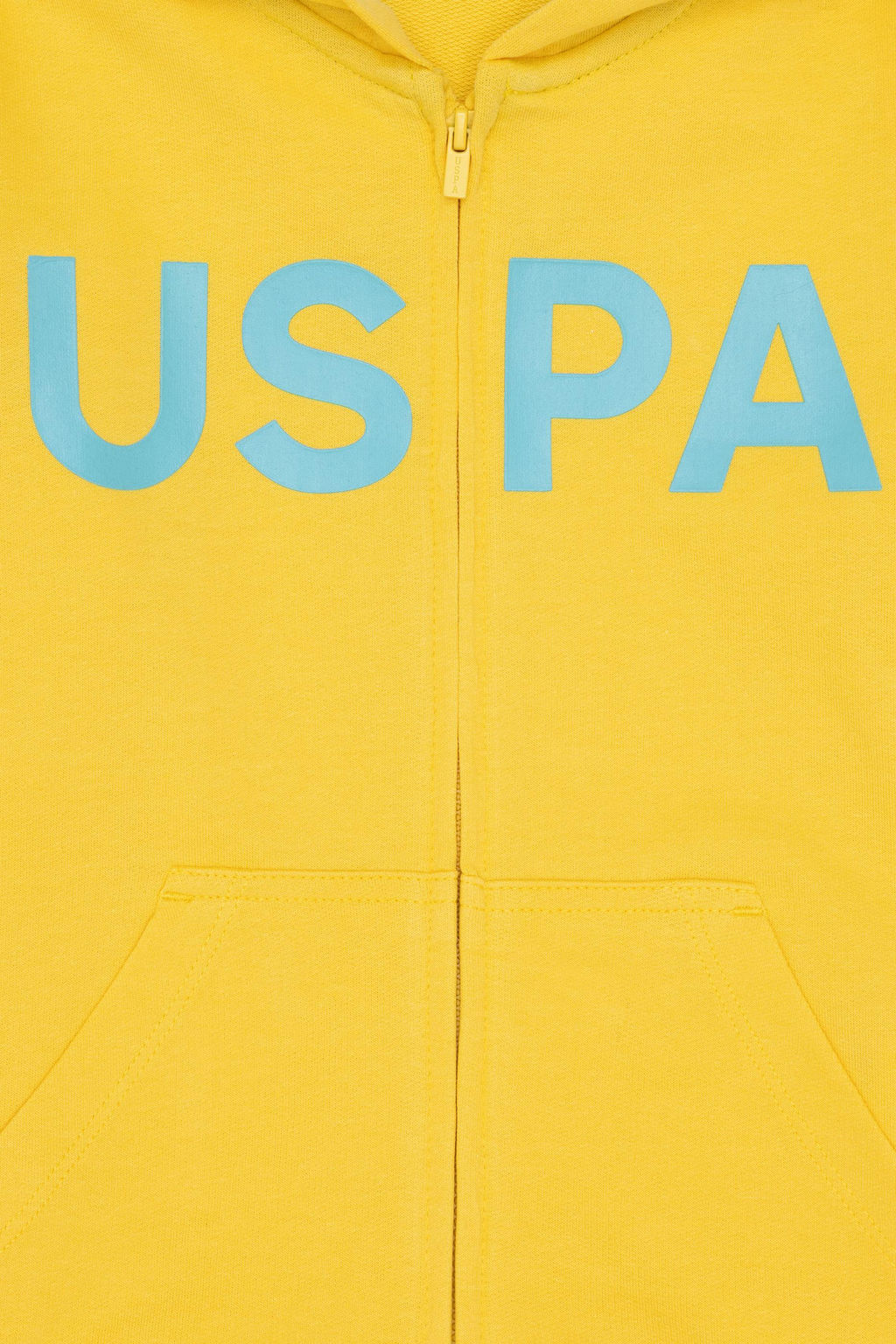 Желтая базовая толстовка для мальчика - U.s. polo assn фото 4