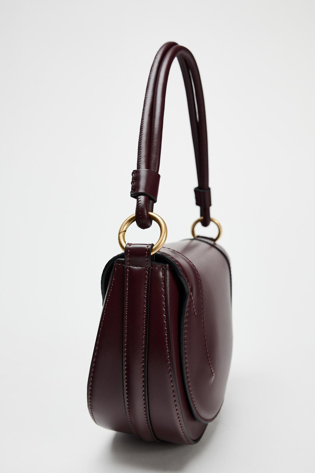 CONTRAST TOPSTITCHING CROSSBODY BAG - Zara фото 5