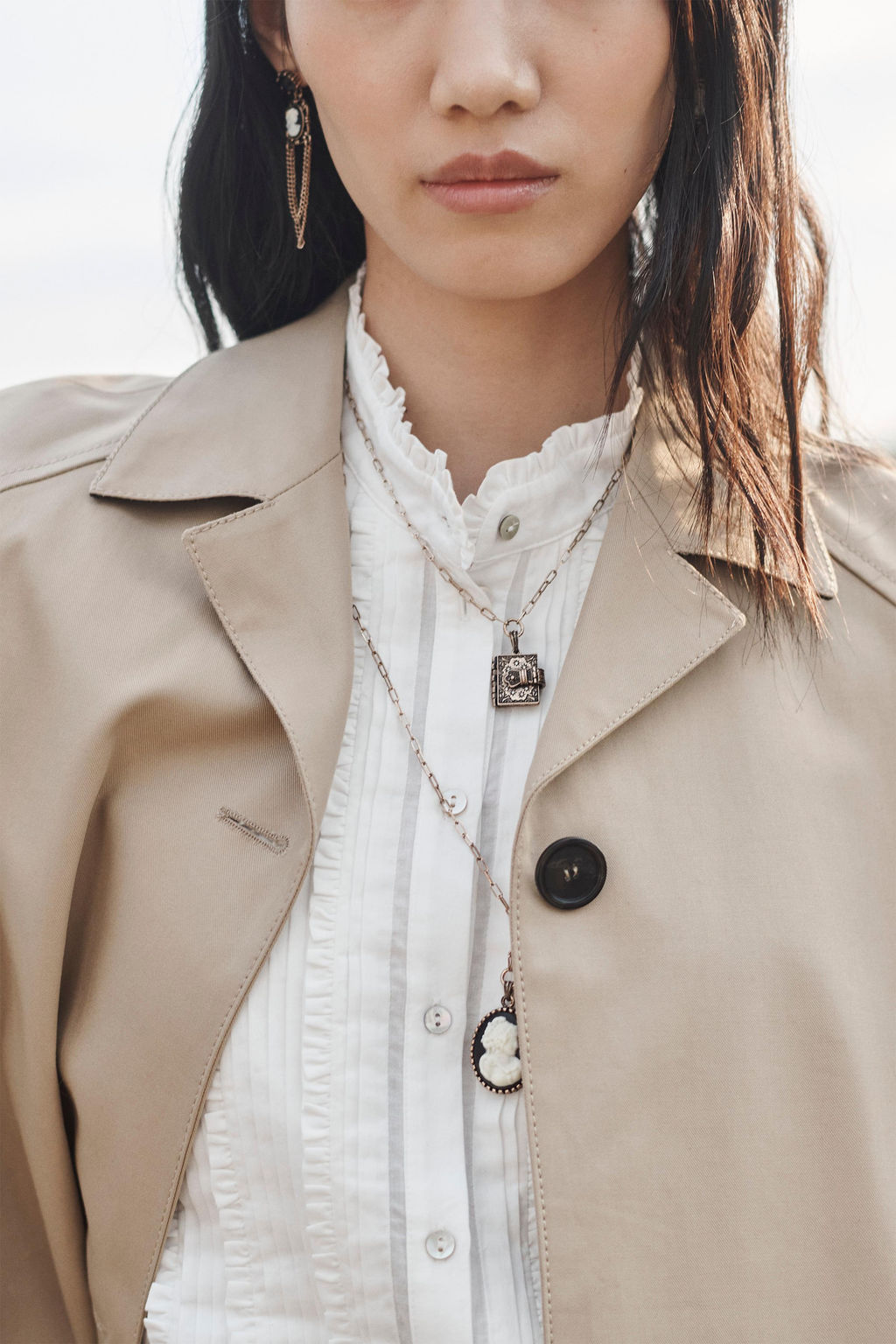 LIMITED EDITION STRAIGHT TRENCH COAT - Zara фото 4