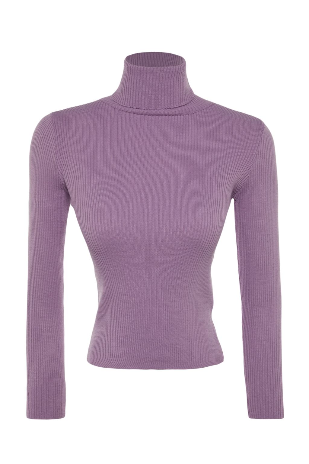 Kahverengi Basic Bal?kc? Yaka Triko Kazak TWOAW21KZ1279 - Trendyolmilla фото 16