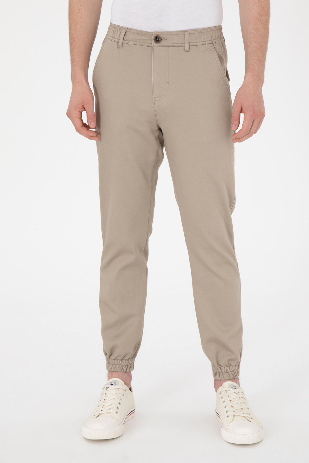 Мужские брюки из плотной ткани светло-хаки Неожиданная скидка в корзине - U.s. polo assn фото 2