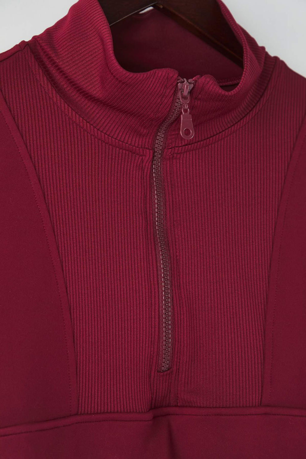 Bordo Modal Kumas Relaxed Sweatshirt THMAW26SW00001 - Trendyolmilla фото 7