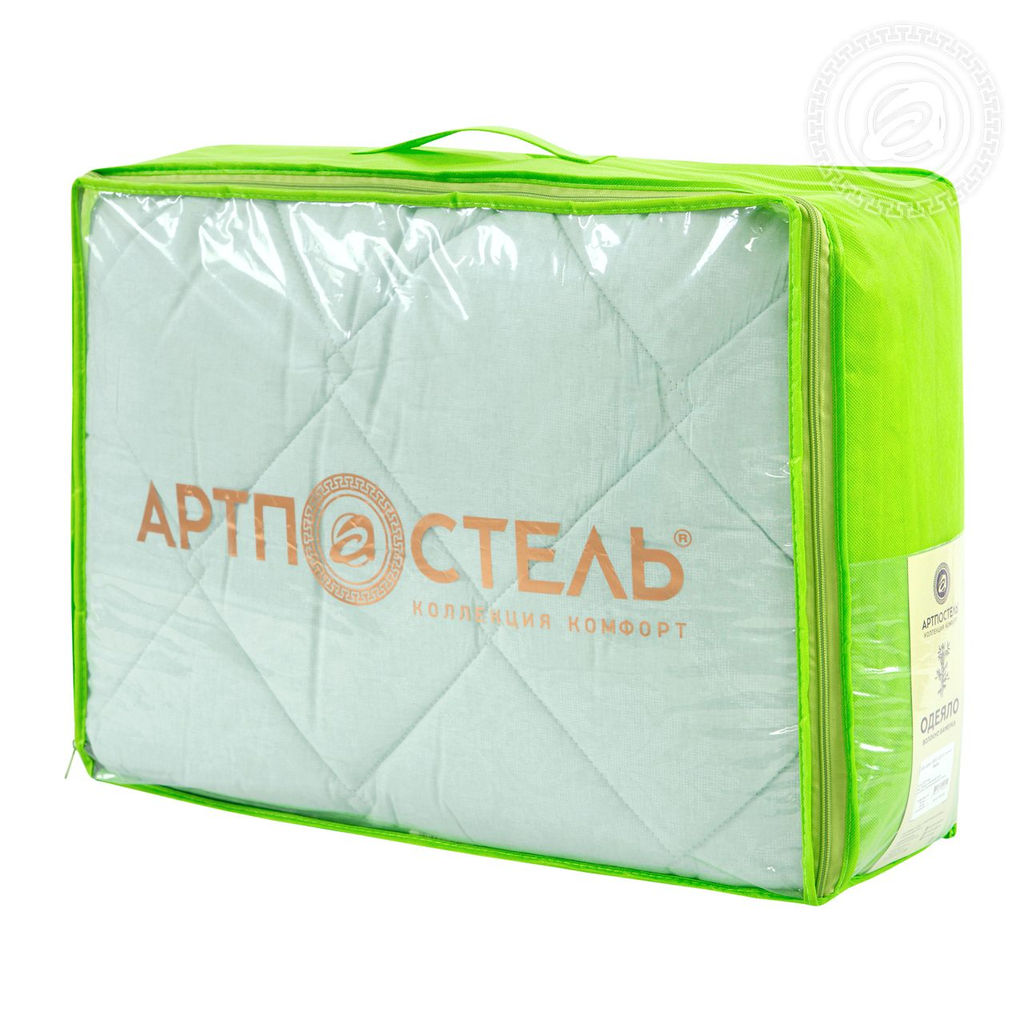 Одеяло Бамбук облегченное (хлопок 100%) 200*215 Евро/1 шт. Комфорт (хлопок)