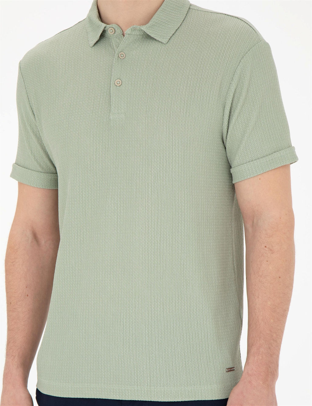 Ye_il Slim Fit Ti__rt - Pierre cardin фото 6