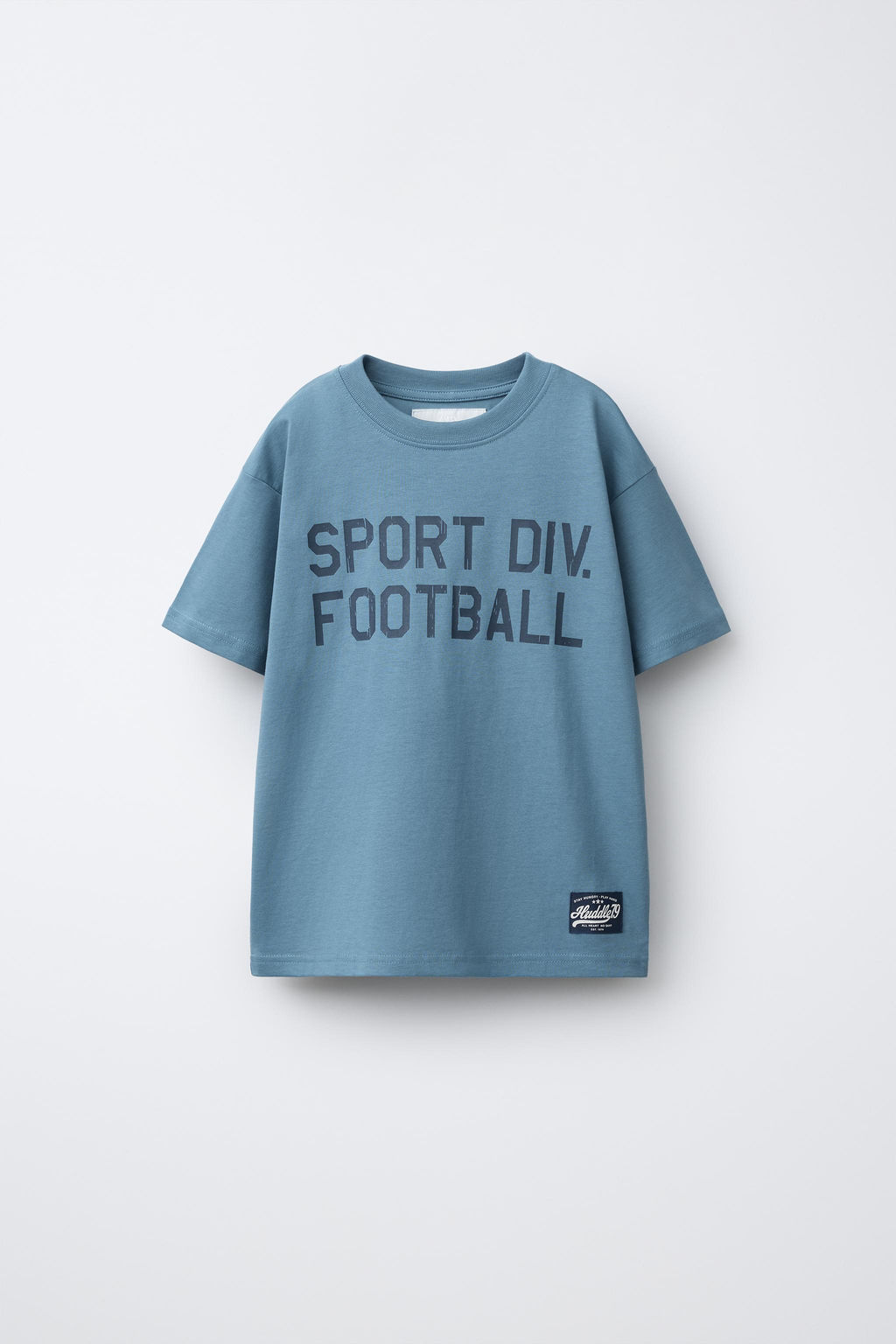 CAMISETA JOGGING TEXTO / Azul medio - Zara фото 2