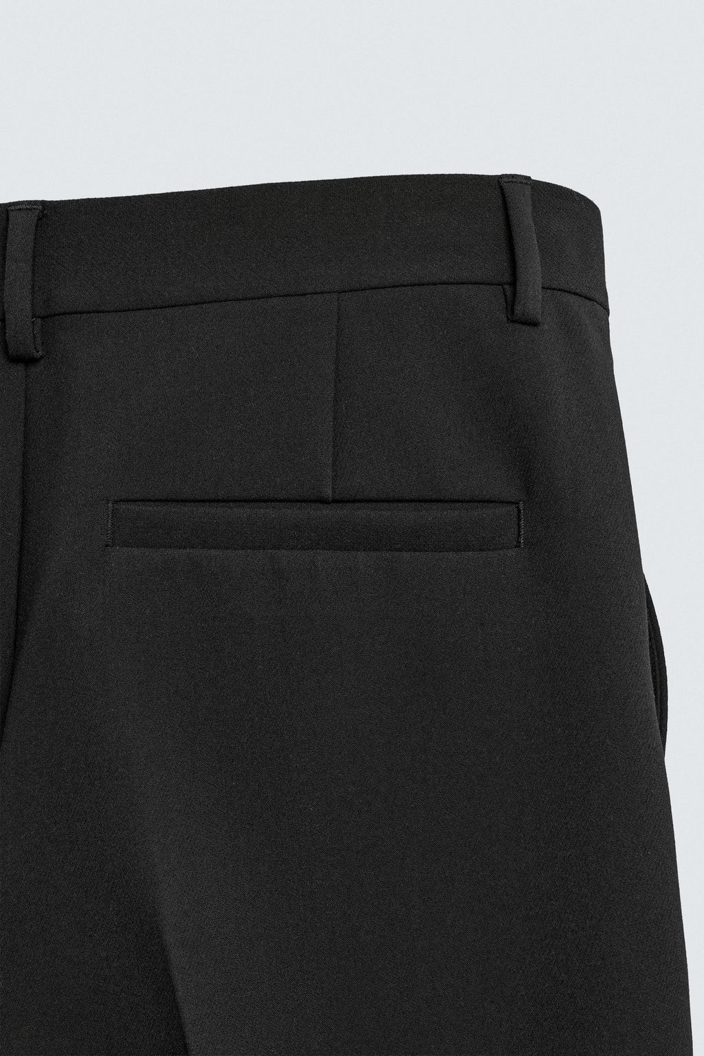 PANTAL?N CROPPED WIDE FIT PLIEGUES / Negro - Zara фото 10