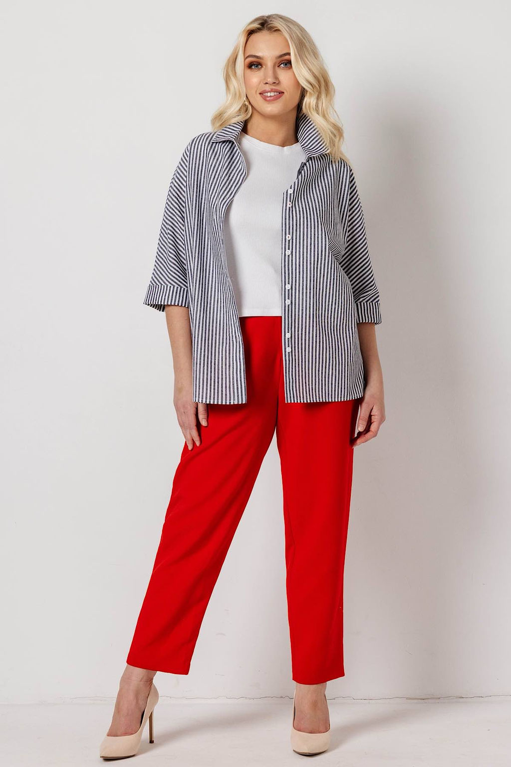 Блузка женская 4532/02/Синий - Rise фото 2