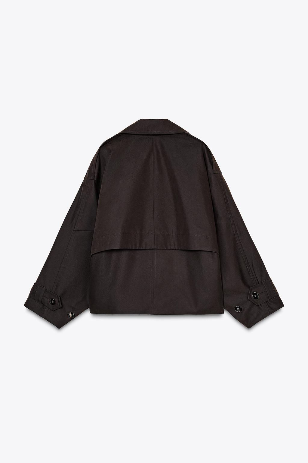 SHORT TRENCH COAT ZW COLLECTION - Zara фото 6