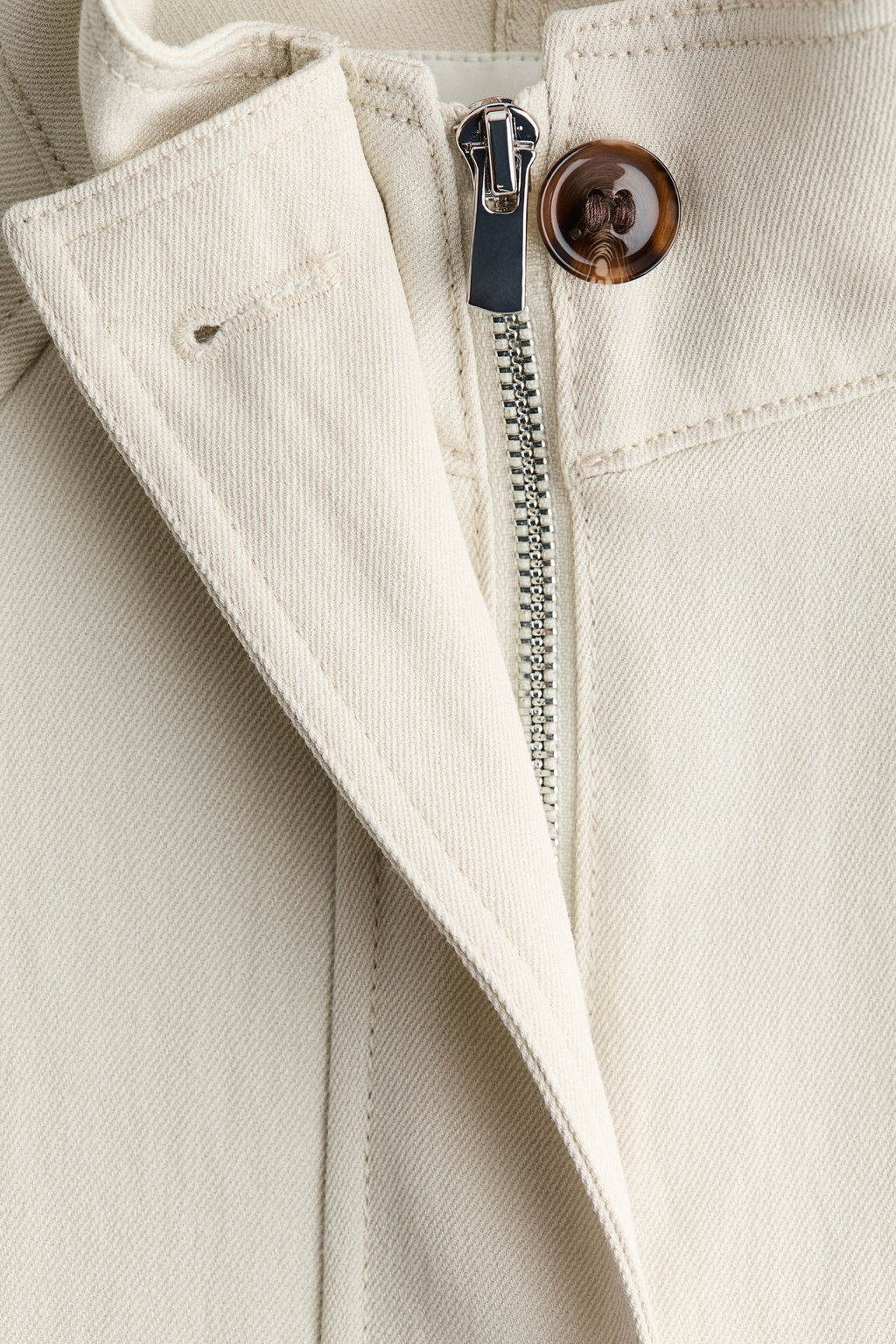 Chaqueta oversize en mezcla de lino - H&m фото 5