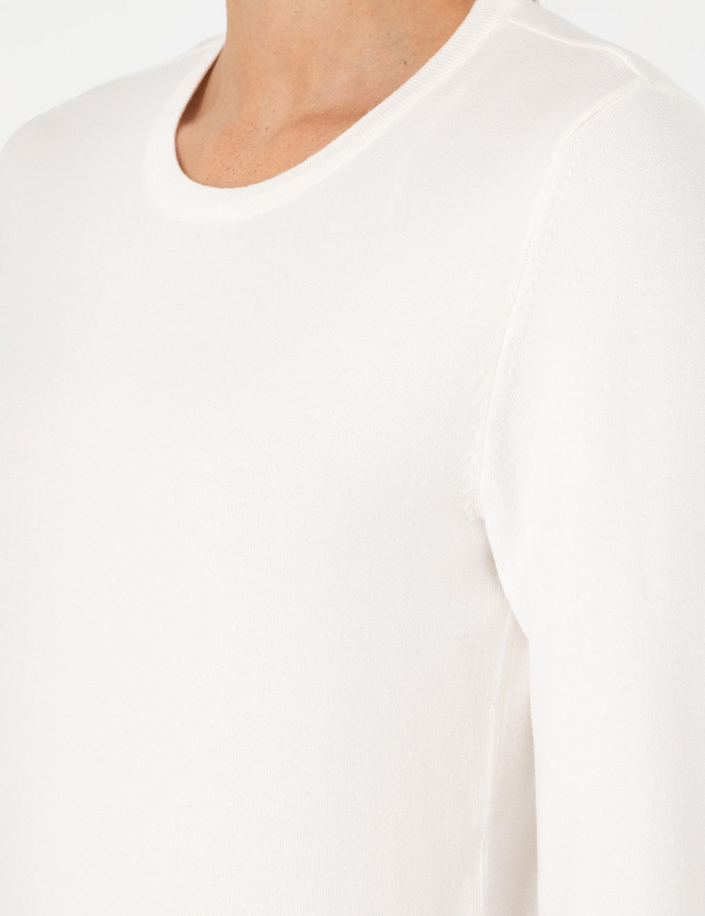 Бежевый свитер узкого кроя - Pierre cardin фото 7