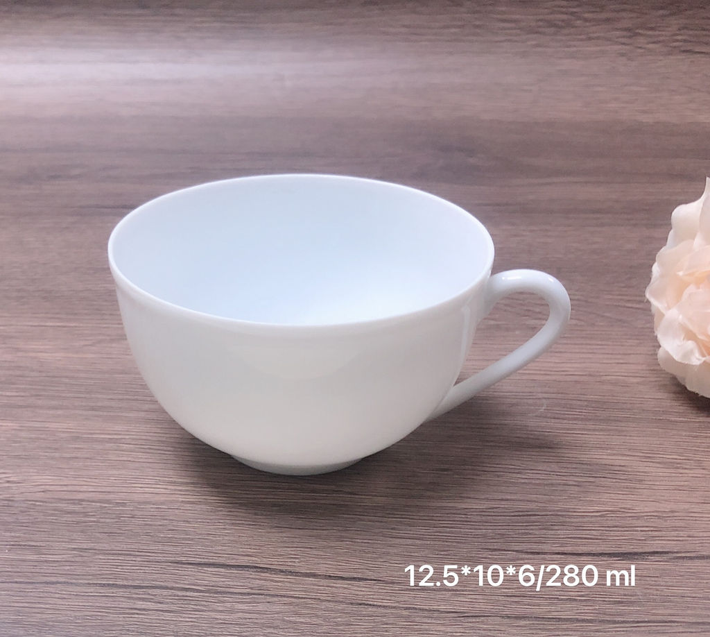 Кружка для чая / DR-1021 /уп 75/ тонкостенный фарфор - Галеонтрейд фото 2