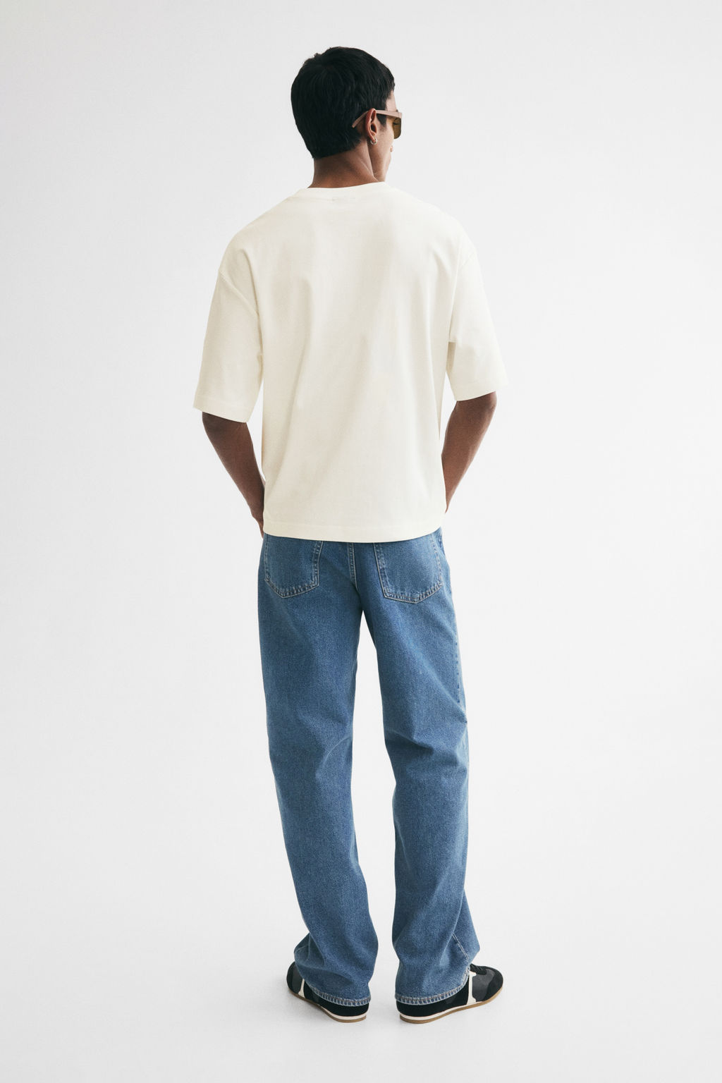 Camiseta boxy estampada en algod?n Relaxed Fit - H&m фото 4
