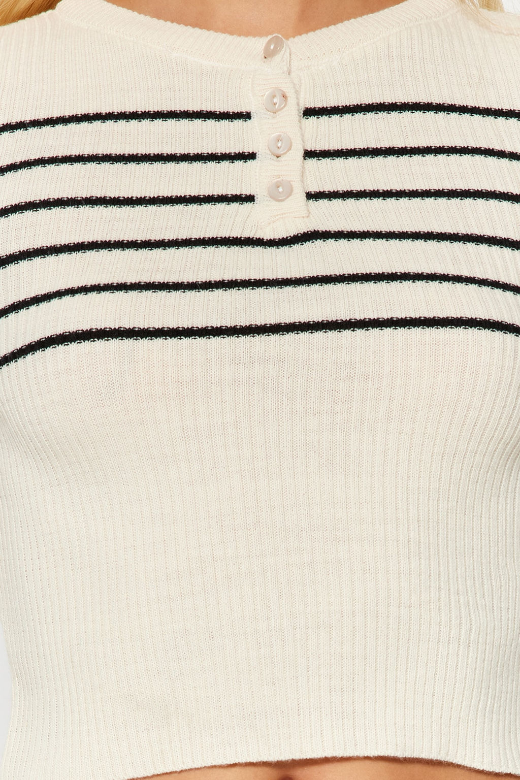 Tas Crop Cizgili Triko Kazak TWOAW24KZ01201 - Trendyolmilla фото 6