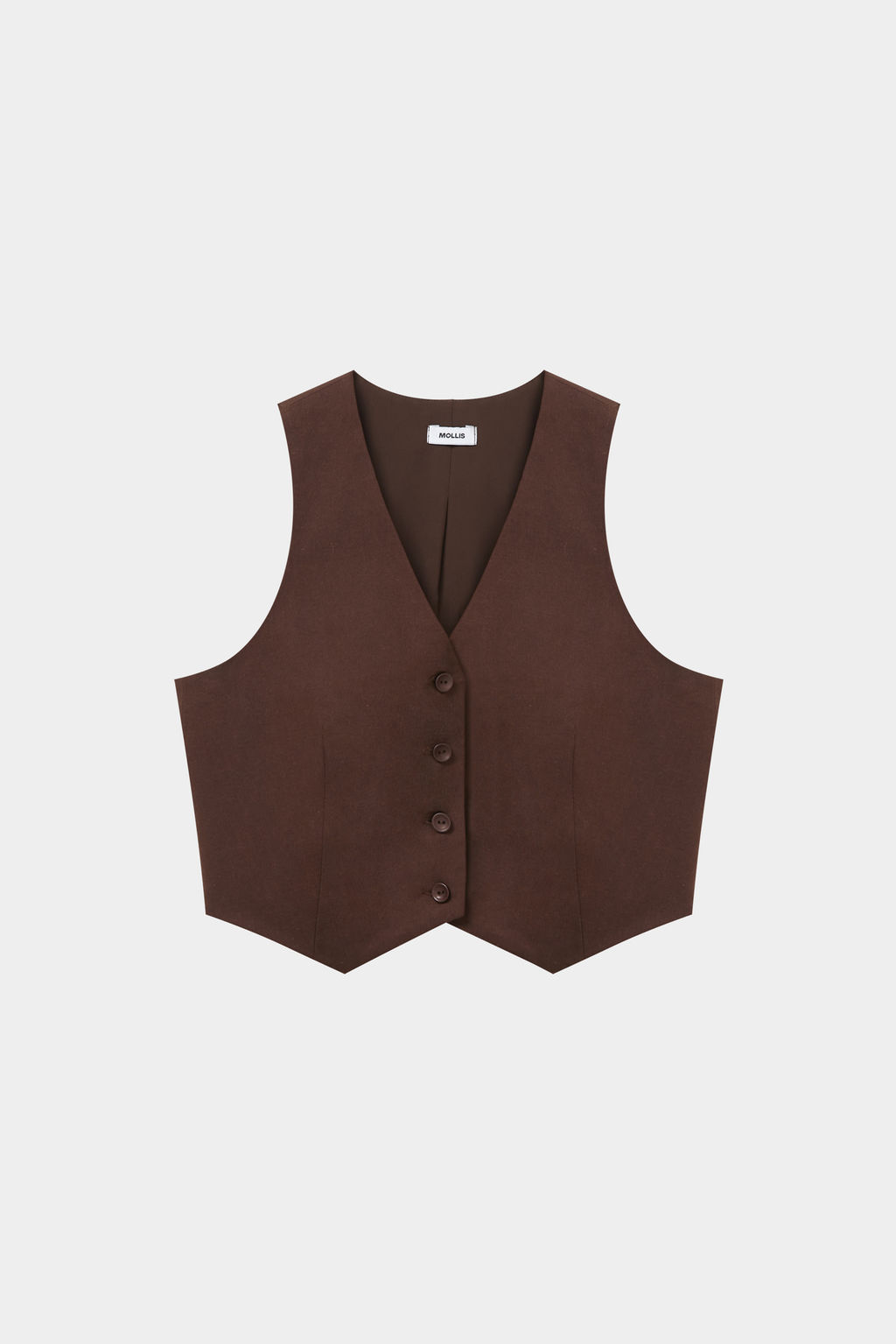 Жилетка короткая изо льна - Mollis фото 4