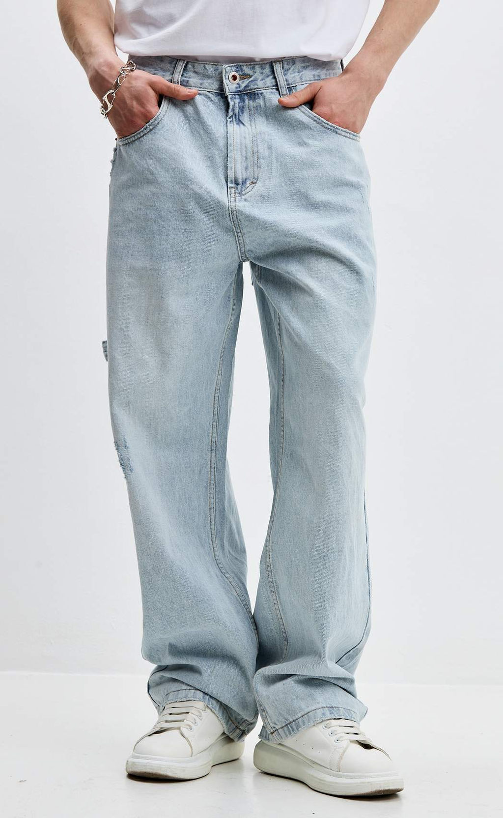 Джинсы F511-0154 l.blue - Fine joyce фото 8