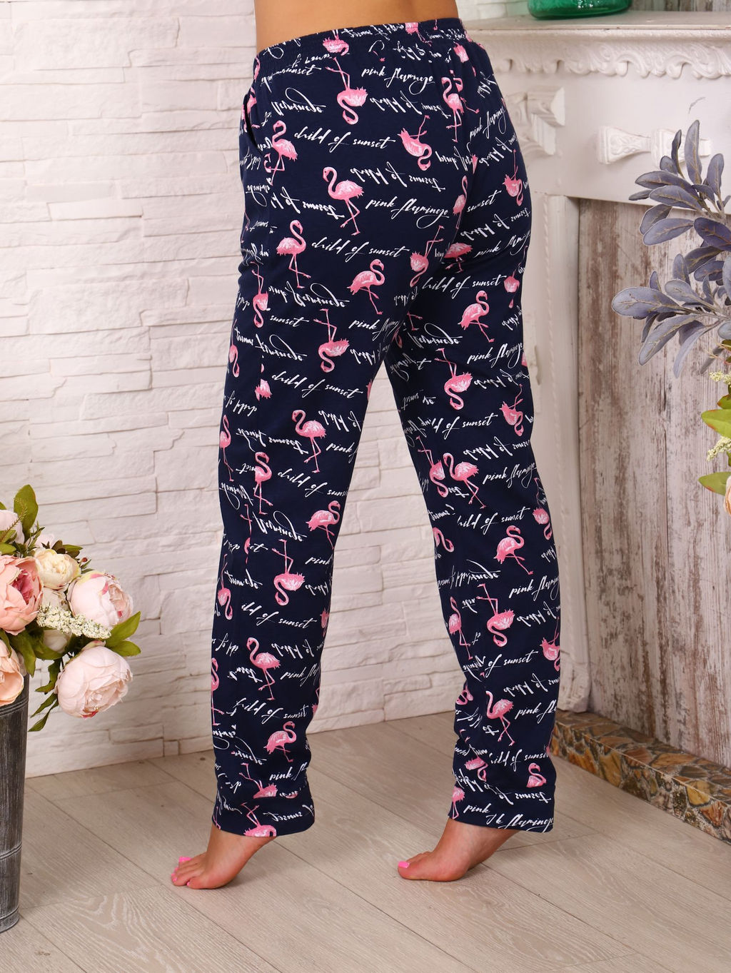 Брюки женские, модель 162М, трикотаж (Фламинго, синий) - Ивановотекстиль фото 5