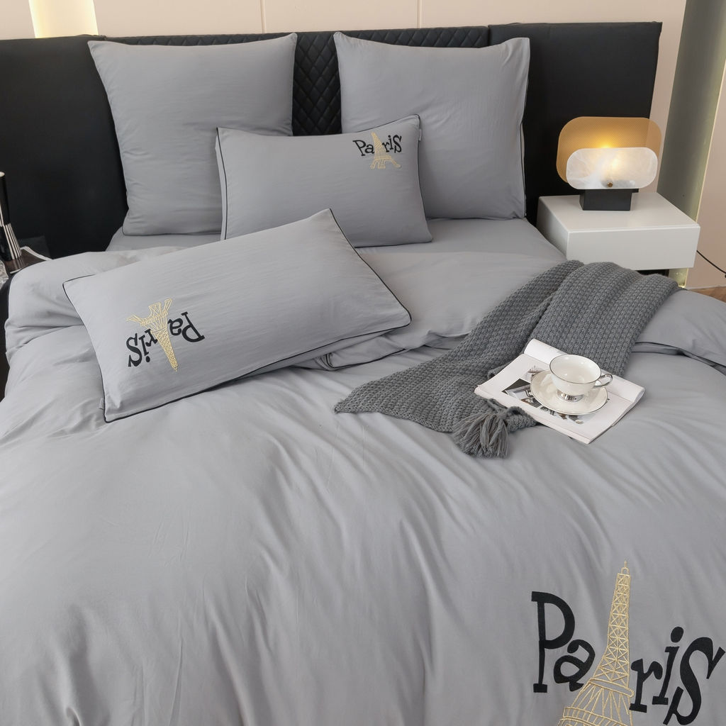 Комплект постельного белья Mood of Paris MP010 Дуэт Семейный 4 Наволочки - Ситрейд фото 2