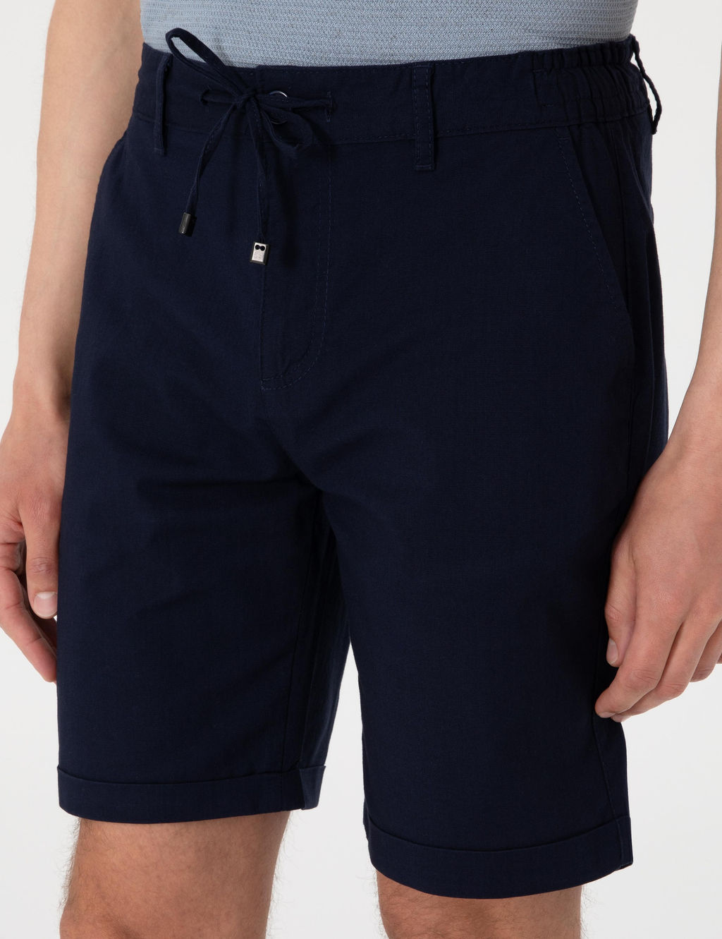 Lacivert Slim Fit Beli Lastikli Ba_c_kl_ Dokuma _ort - Pierre cardin фото 5
