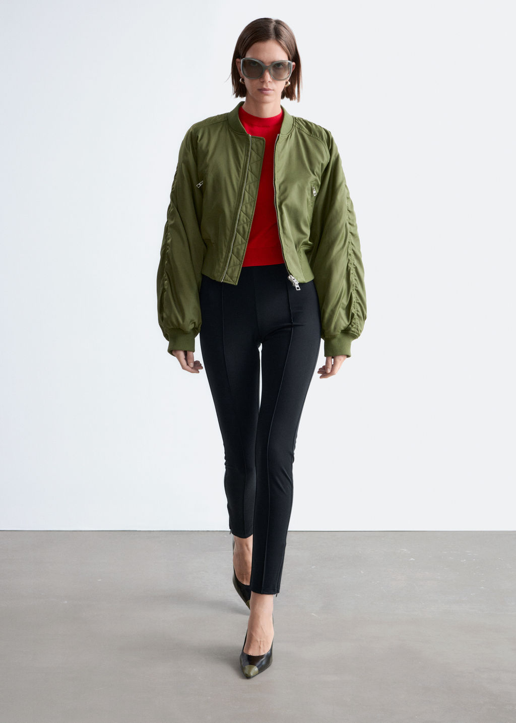 Leggings de punto con pinzas - H&m фото 4