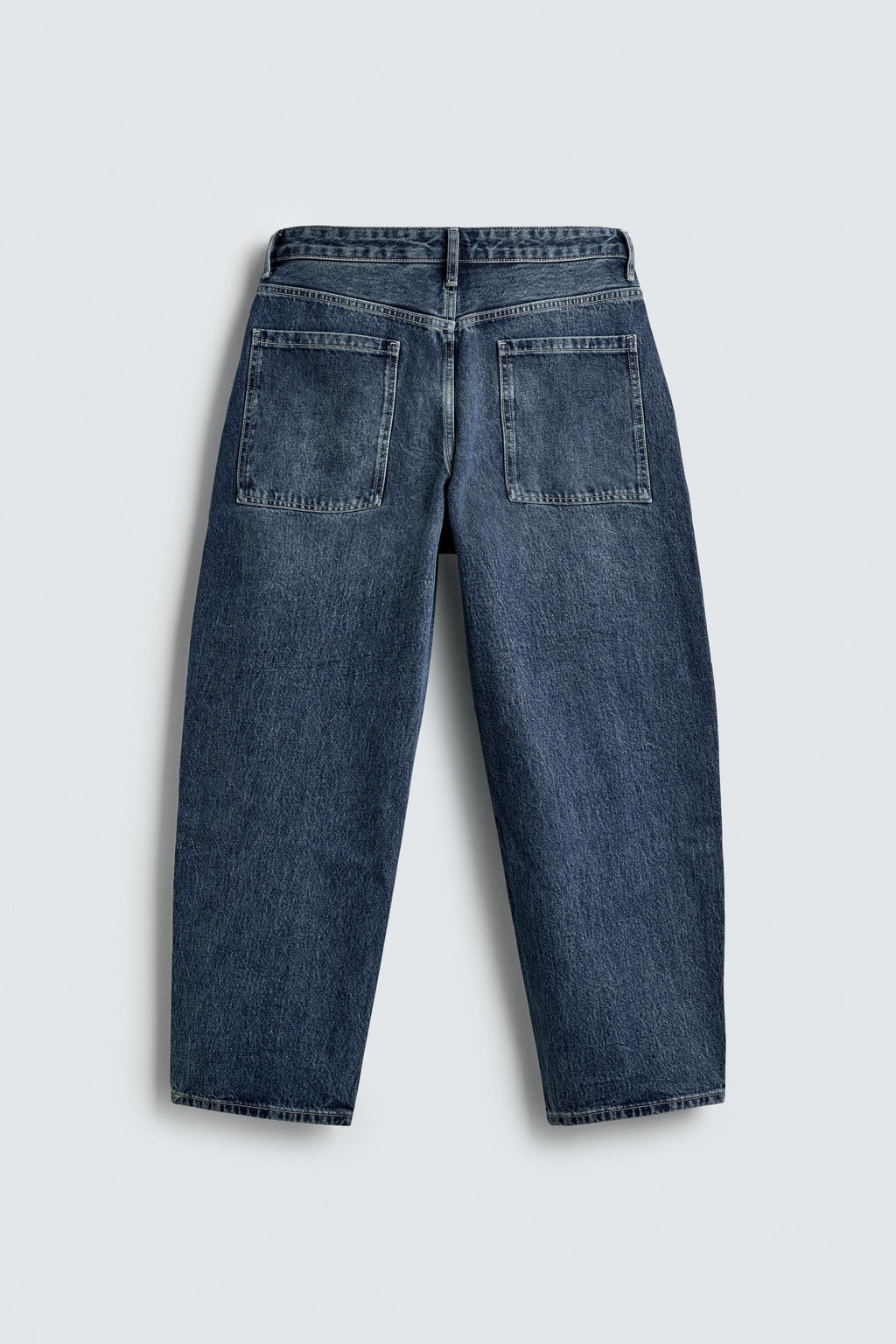 TAPERED WIDE-LEG JEANS - Zara фото 8